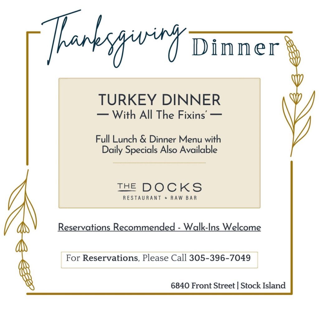 Thanksgiving dinner at The Docks