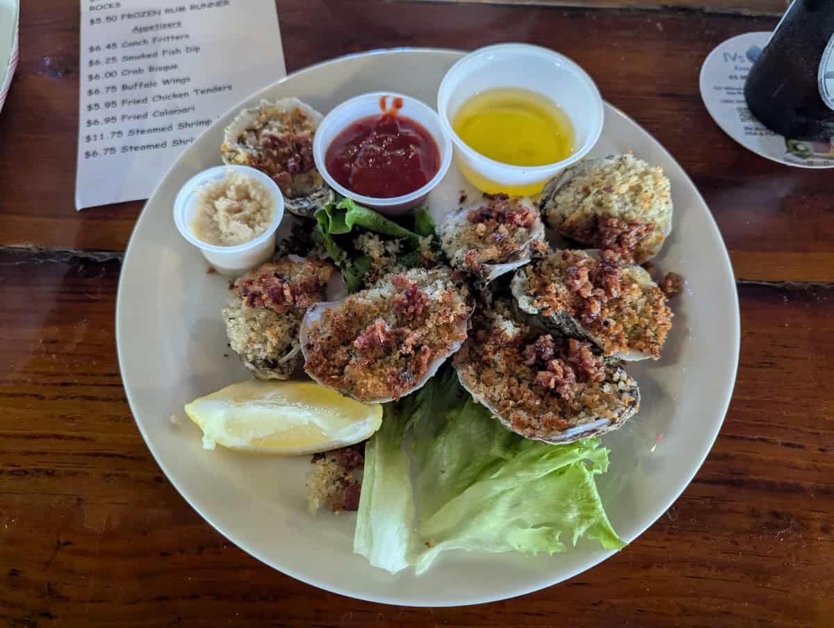 twofriendsbroiledoysters Basin St broiled oysters at Two Friends in Key West