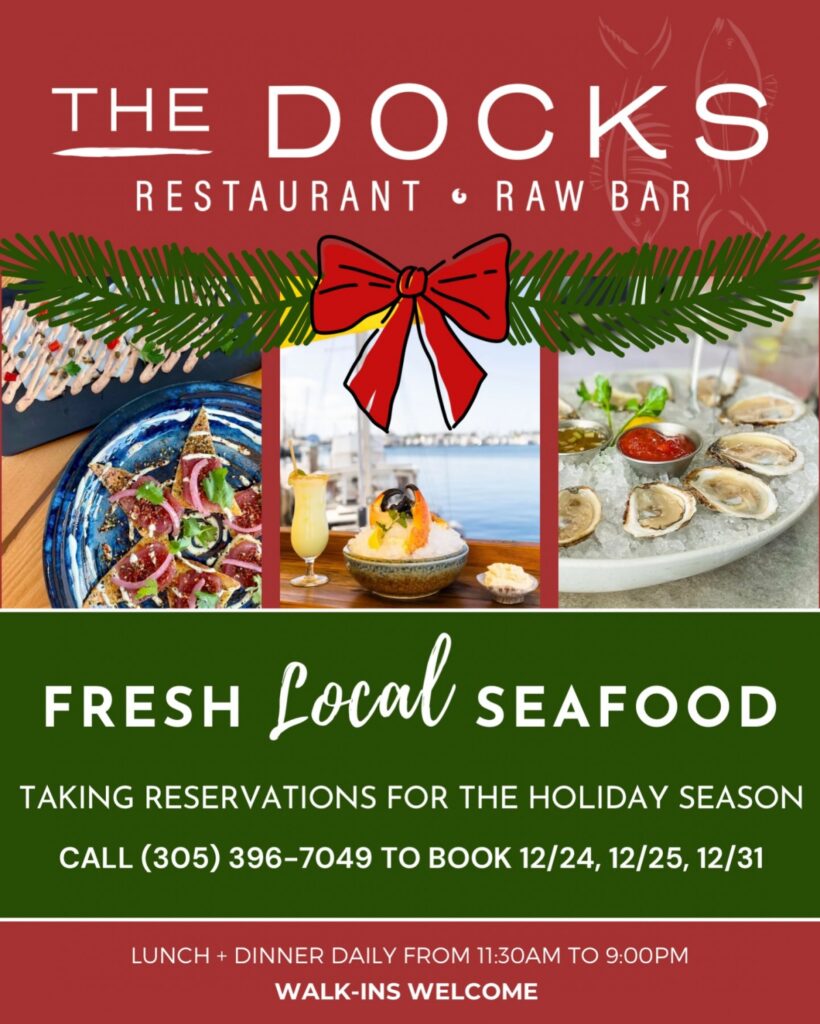 Holiday reservations at The Docks on Stock island