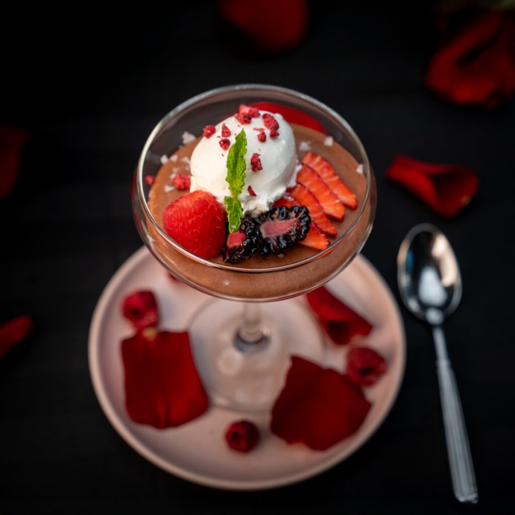 chocolate mousse dessert