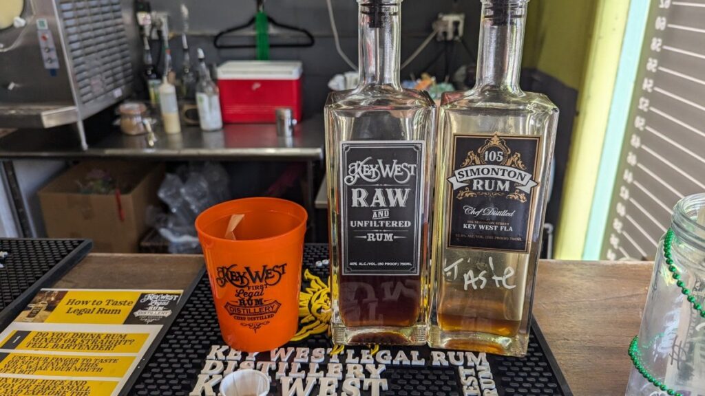 Rum tasting at Key West First Legal Rum Distillery — things to do in Key West