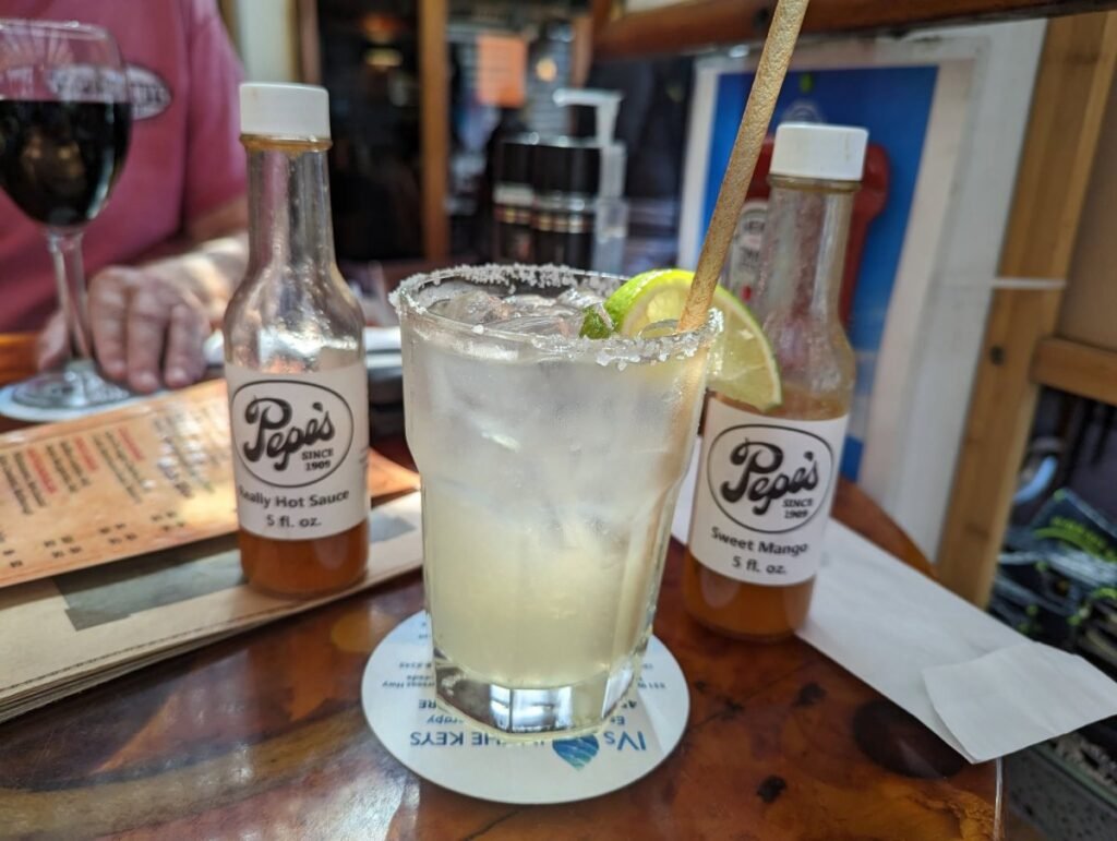 Fresh-squeezed margarita at Pepe's Cafe, 2026 Bubba Award winner